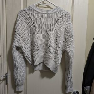 Dynamite Cream Knit Women's Sweater